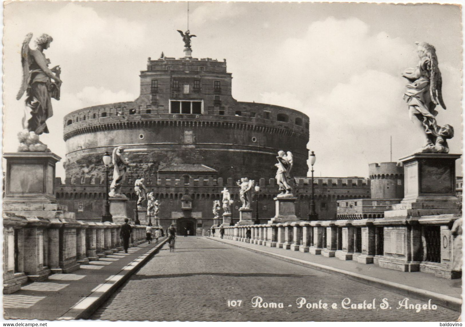 1961 Roma Ponte E Castel S.Angelo - Castel Sant'Angelo