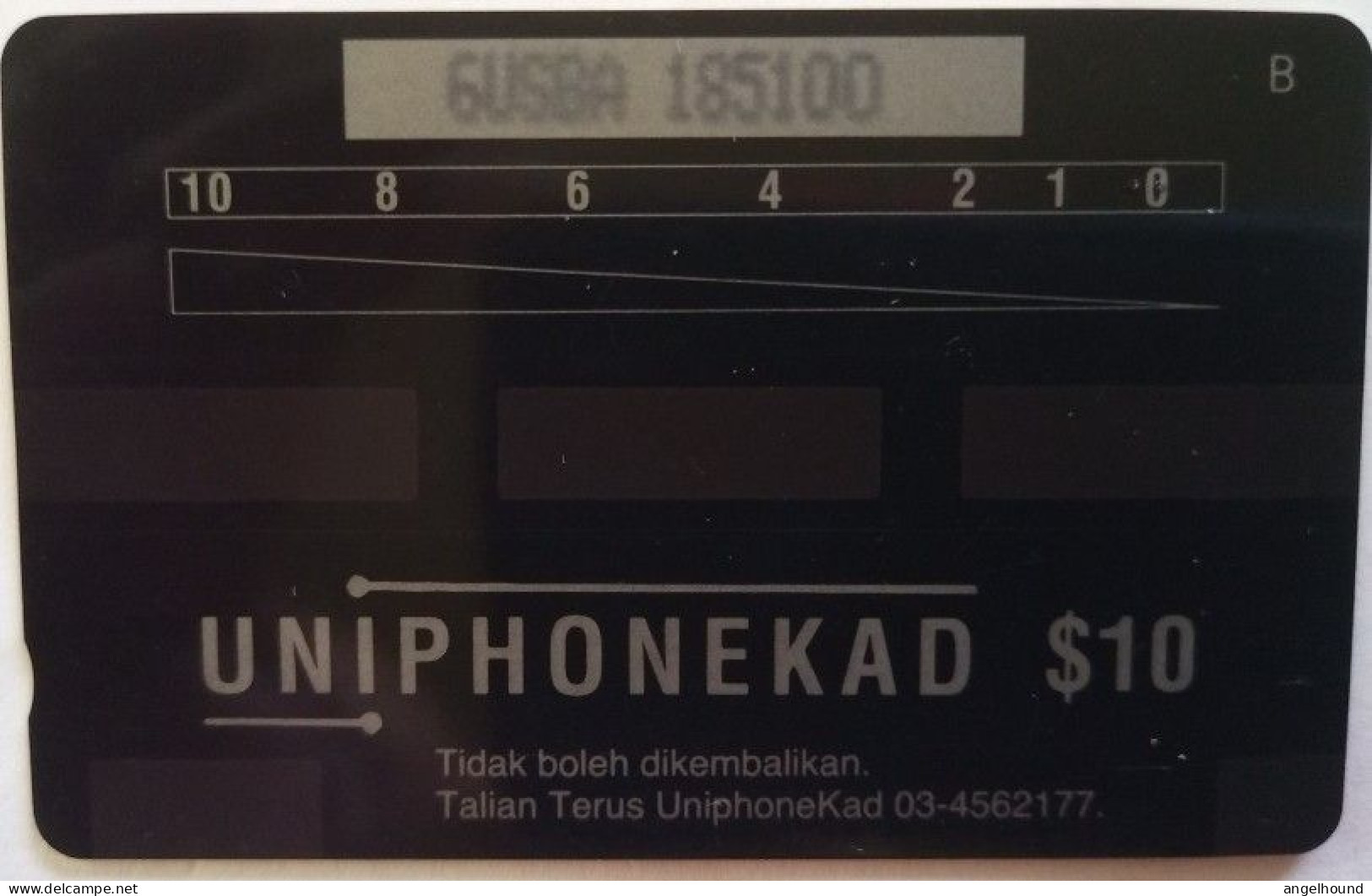 Malaysia Uniphonekad $10 GPT 6USBA - Deepavali ' 94 - Maleisië