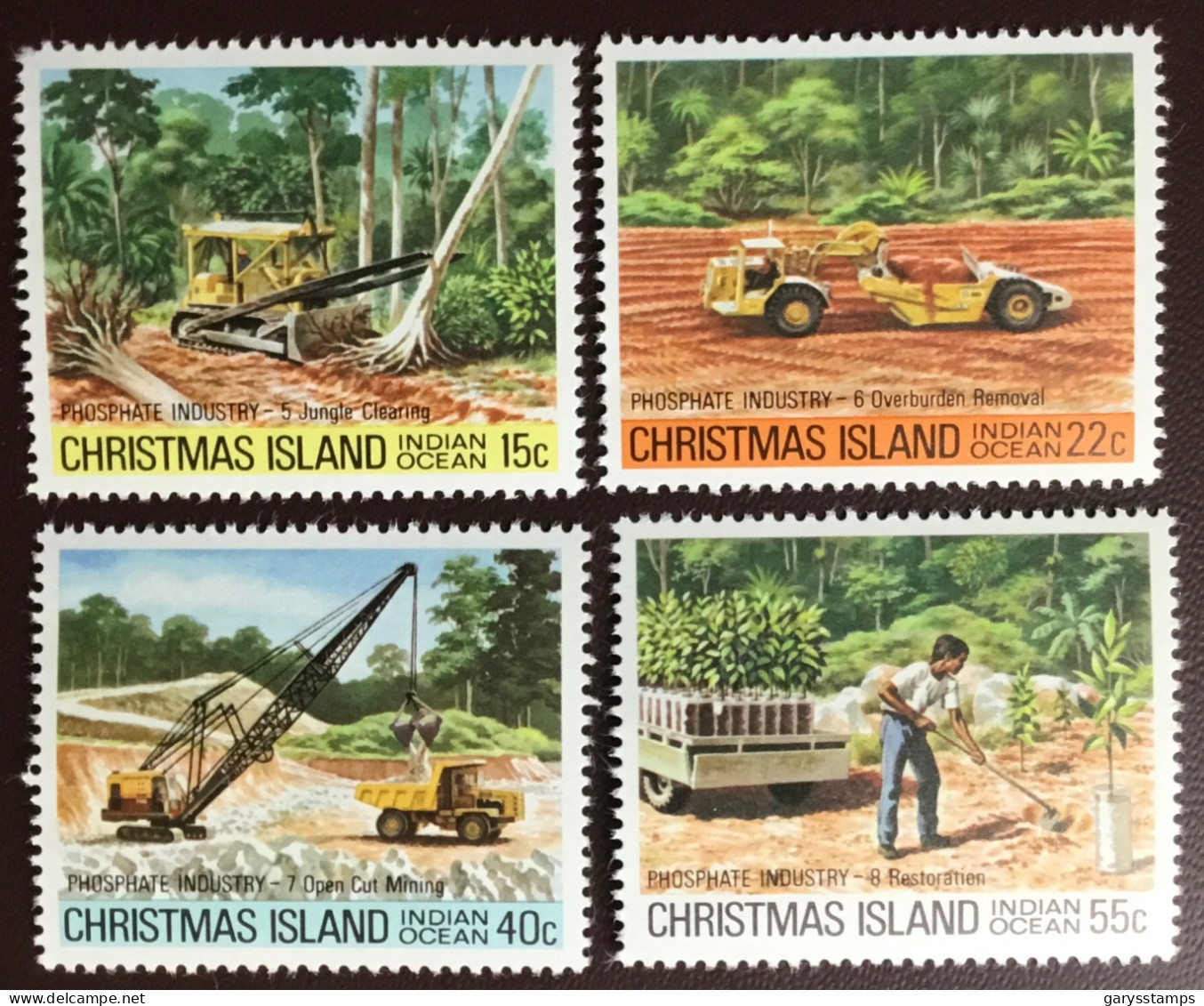 Christmas Island 1980 Phosphate Industry 2nd Series MNH - Christmas Island