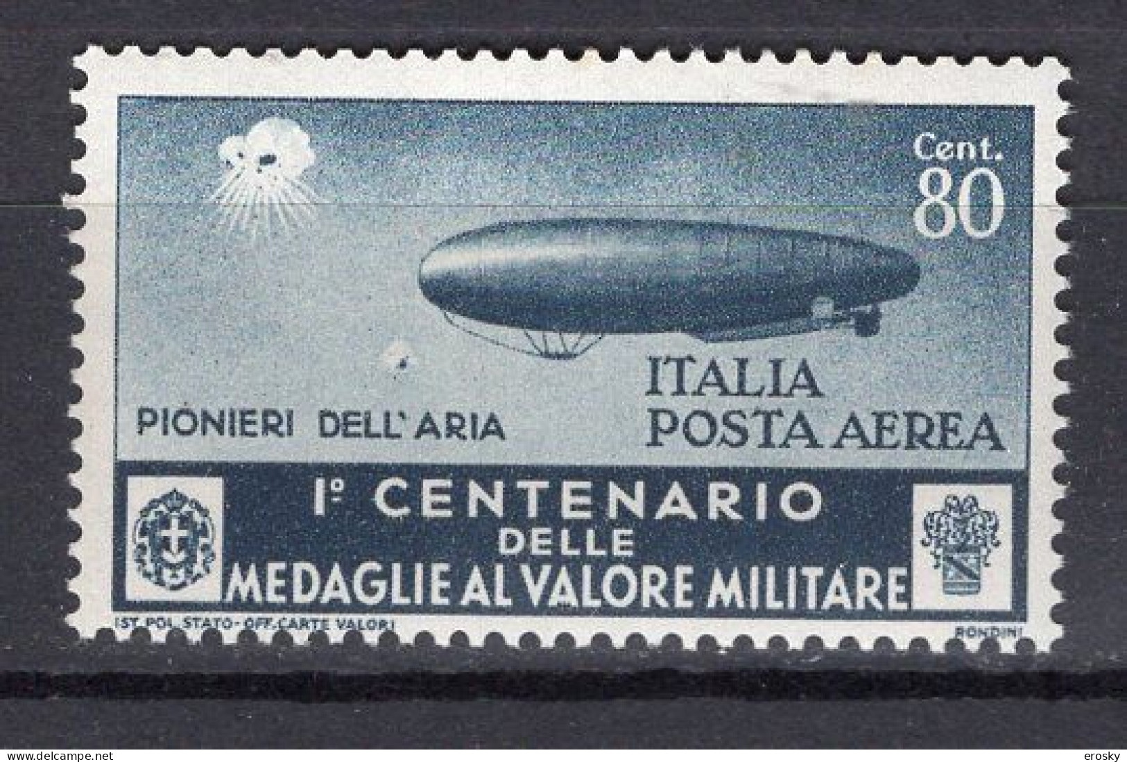 Z5909 - ITALIA REGNO SASSONE Aerea N°77 ** - Airmail