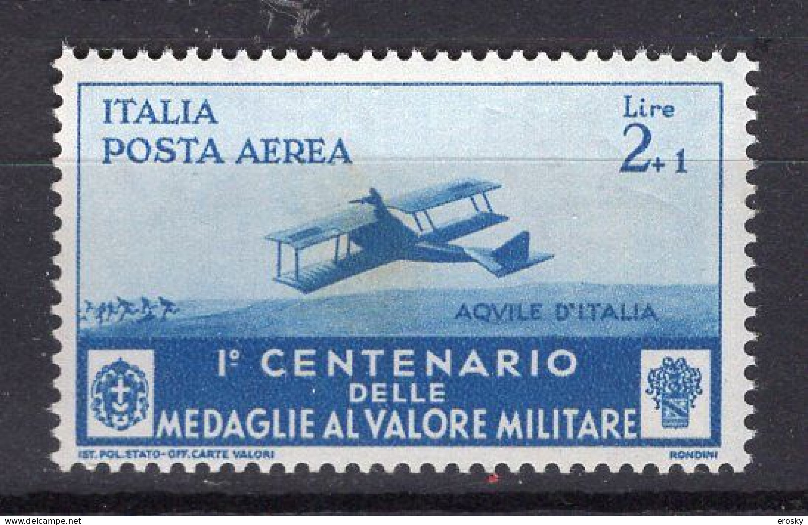 Z5919 - ITALIA REGNO SASSONE Aerea N°79 * - Airmail
