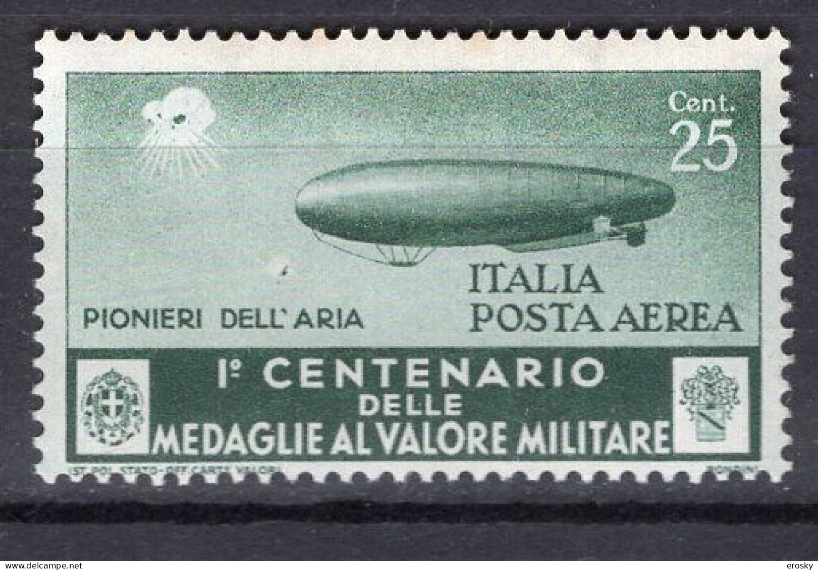 Z5915 - ITALIA REGNO SASSONE Aerea N°74 * - Luchtpost