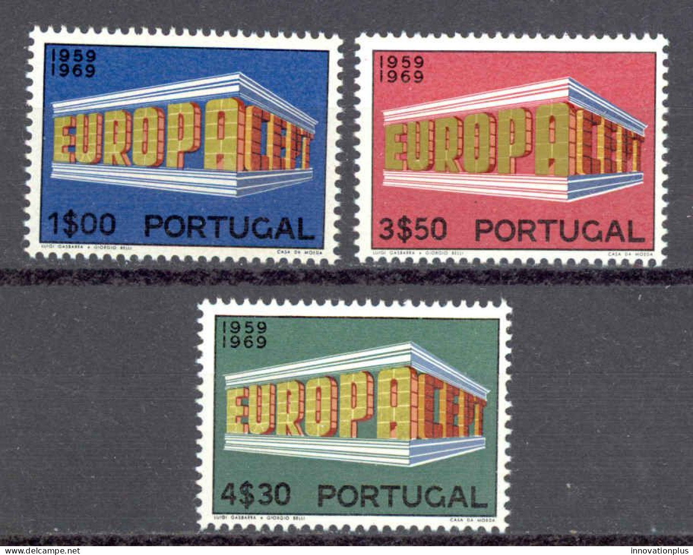 Portugal Sc# 1038-1040 MNH 1969 Europa - Unused Stamps