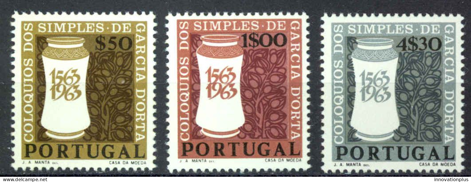 Portugal Sc# 922-924 MNH 1964 Apothecary Jar - Ungebraucht