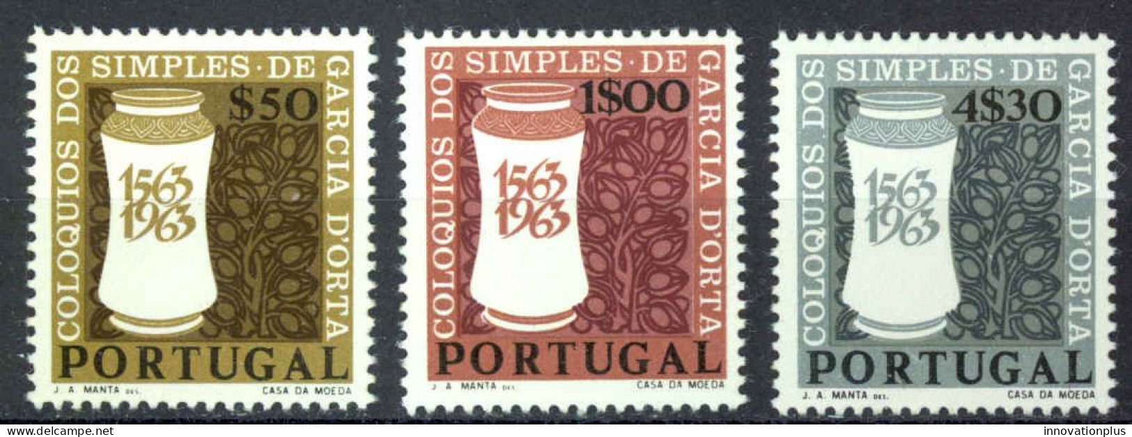 Portugal Sc# 922-924 MNH 1964 Apothecary Jar - Neufs