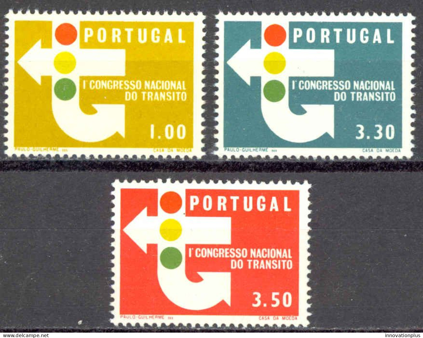 Portugal Sc# 942-944 MNH 1965 Traffic Signs & Signals - Ungebraucht