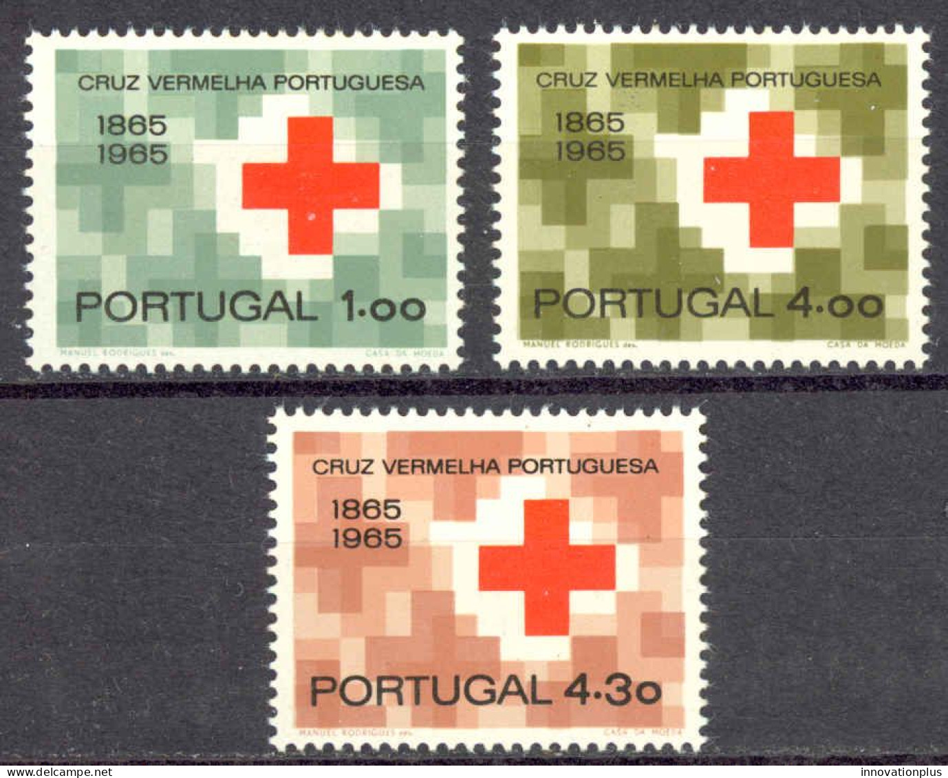 Portugal Sc# 955-957 MH 1965 Red Cross - Neufs