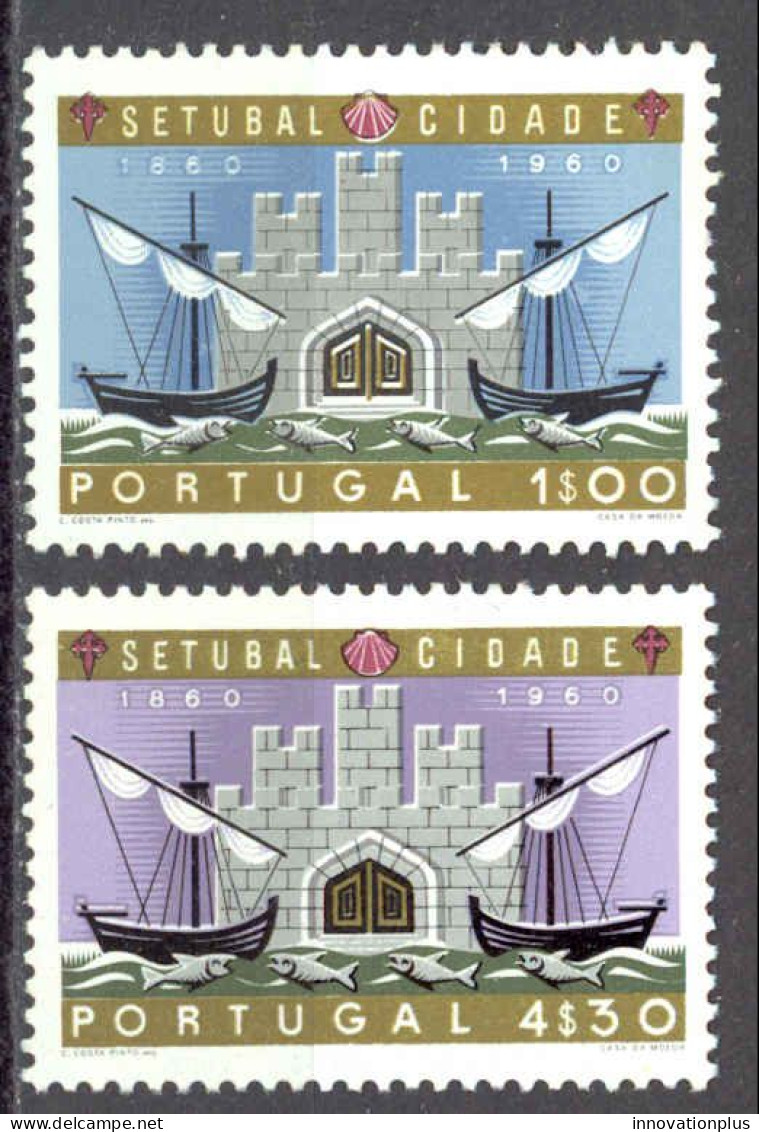 Portugal Sc# 873-874 MH 1961 Setubal - Ungebraucht