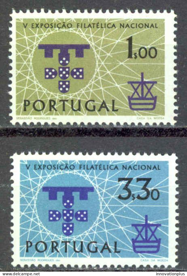 Portugal Sc# 868-869 MH 1960 5th National Philatelic Exhibition - Neufs