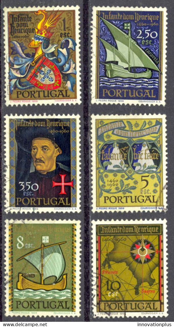 Portugal Sc# 860-865 Used 1960 Prince Henry The Navigator - Oblitérés