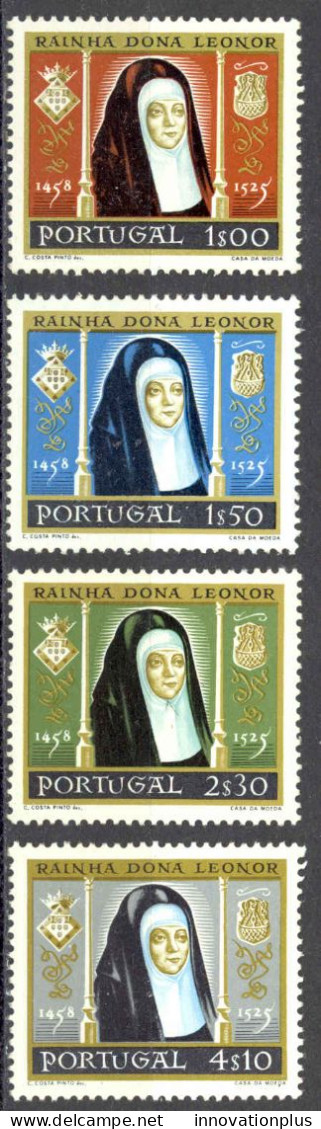 Portugal Sc# 840-843 MH 1958 Queen Leonor - Unused Stamps