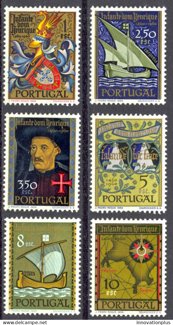 Portugal Sc# 860-865 MH 1960 Prince Henry The Navigator - Neufs