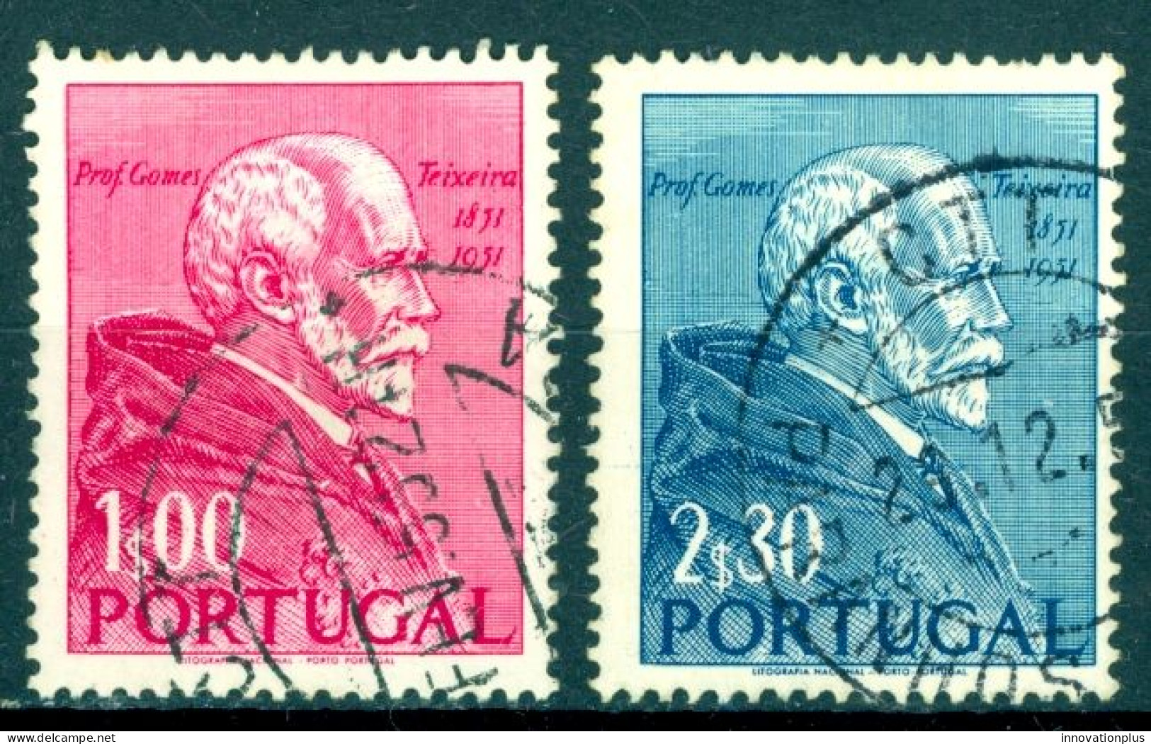 Portugal Sc# 751-752 Used (a) 1952 Francisco Gomes Teixeira - Oblitérés
