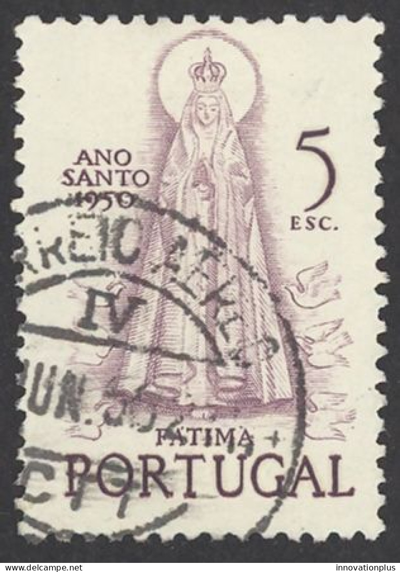 Portugal Sc# 720 Used 1950 5e Madonna - Oblitérés