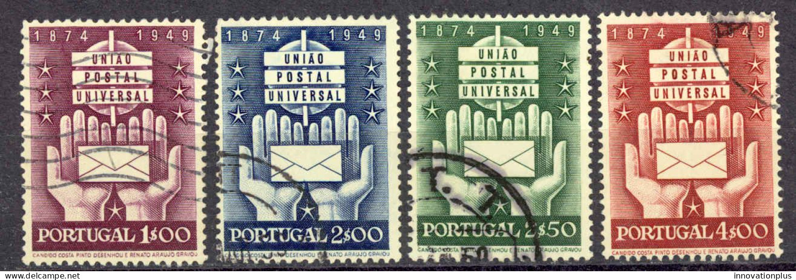 Portugal Sc# 713-716 Used 1949 UPU 75th - Usati