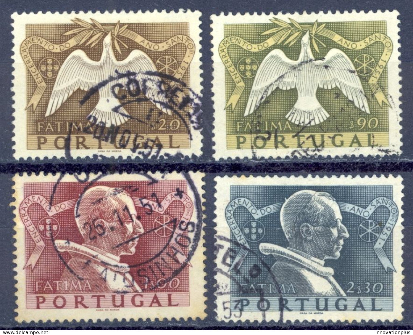 Portugal Sc# 731-734 Used (a) 1951 End Of The Holy Year - Oblitérés