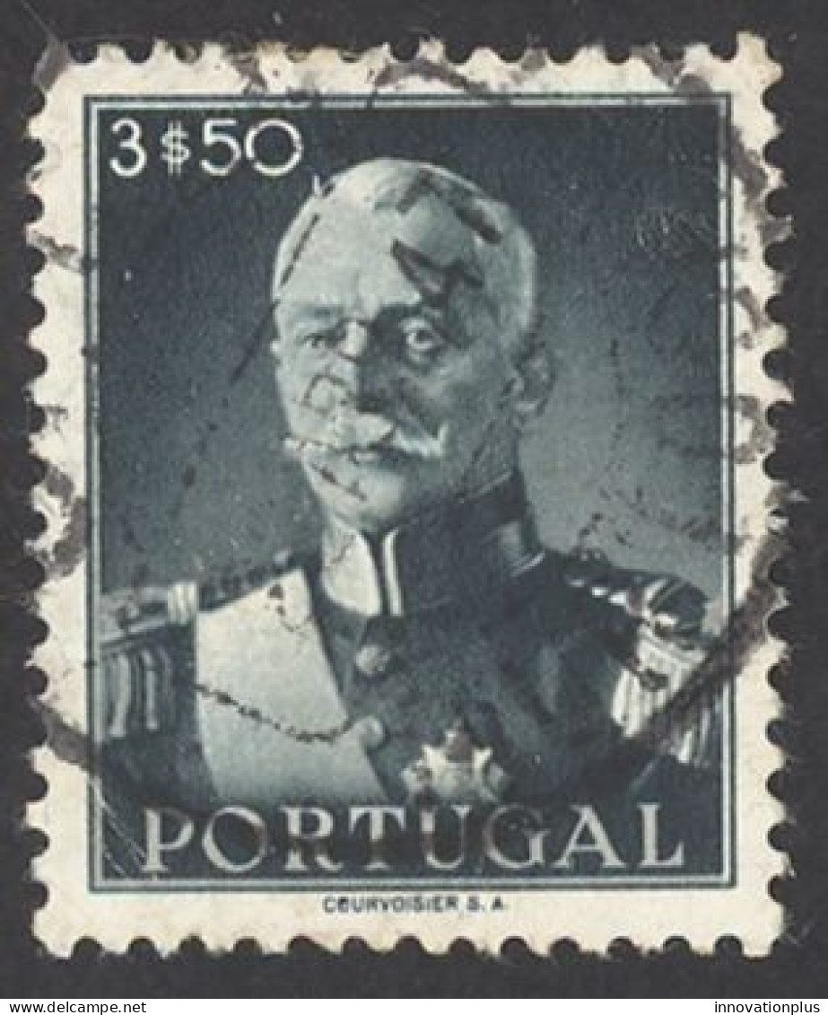 Portugal Sc# 657 Used 1945 3.50e Pres. Antonio Oscar De Fragoso - Oblitérés