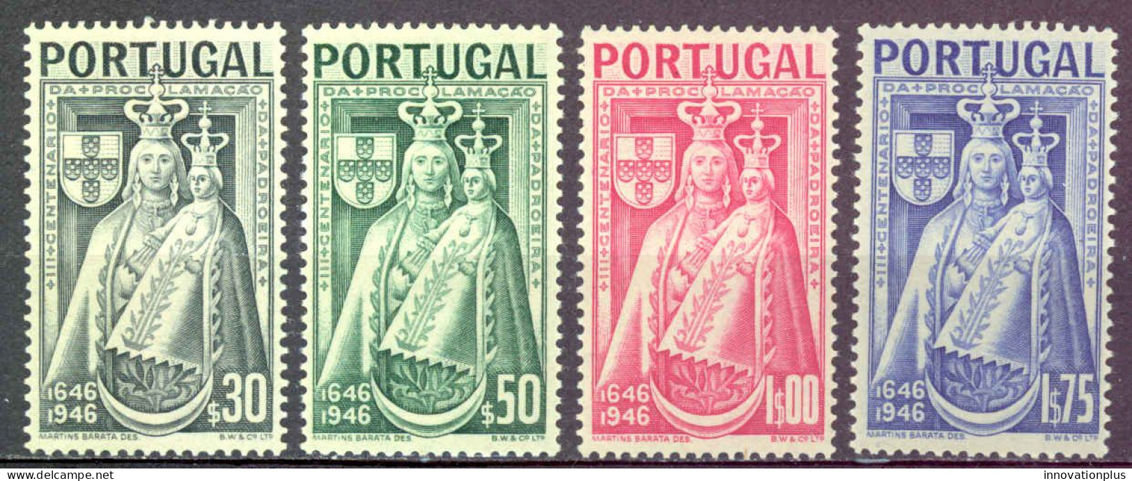 Portugal Sc# 671-674 MNH 1946 Virgin Mary - Unused Stamps