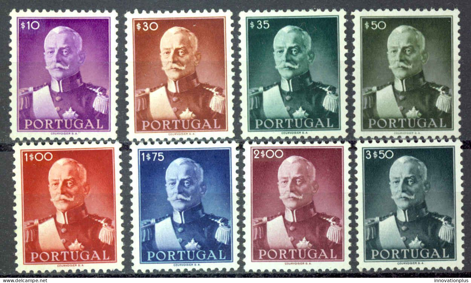 Portugal Sc# 650-657 MNH 1945 Pres. Antonio Oscar De Fragoso - Unused Stamps