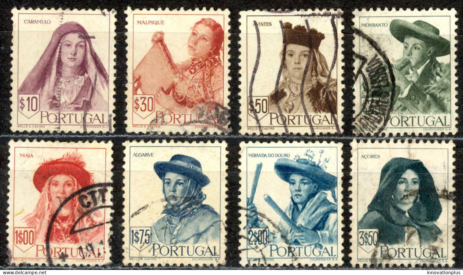 Portugal Sc# 675-682 Used (b) 1947 People - Used Stamps