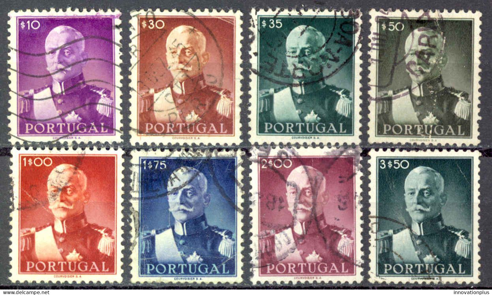 Portugal Sc# 650-657 Used 1945 Pres. Antonio Oscar De Fragoso - Used Stamps