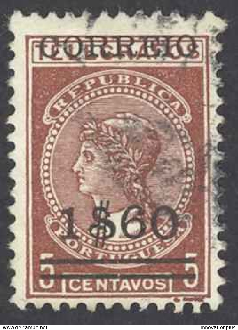 Portugal Sc# 496 Used (a) 1929 1.60e On 5c Liberty - Oblitérés