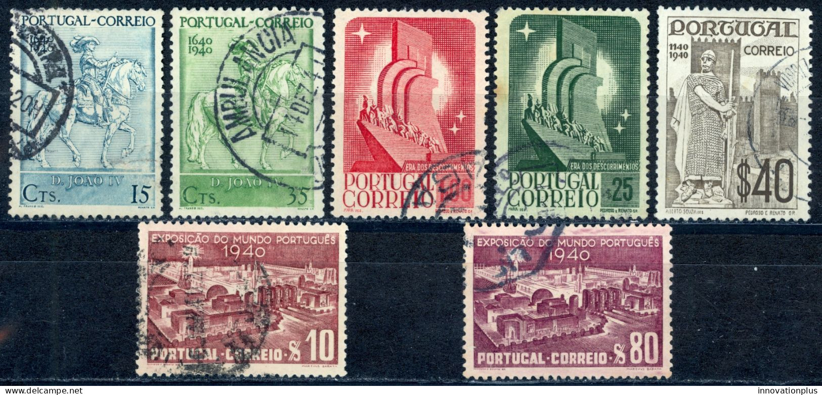 Portugal Sc# 588-594 Used 1940 Portugese International Exhibition - Used Stamps