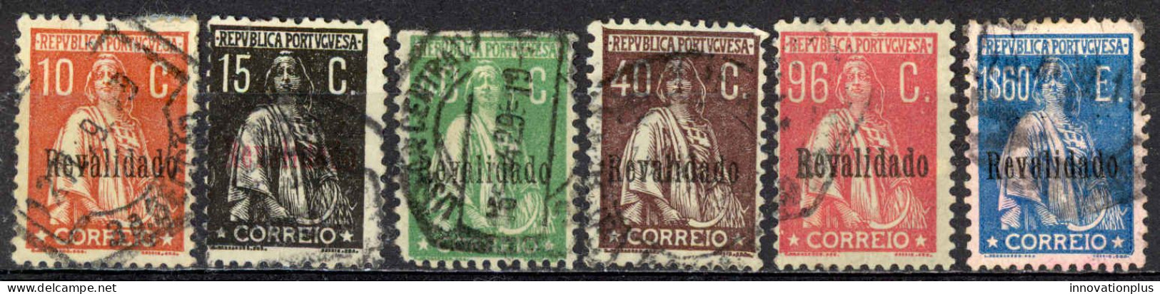 Portugal Sc# 490-495 Used (b) 1929 10c Overprint Ceres - Usado