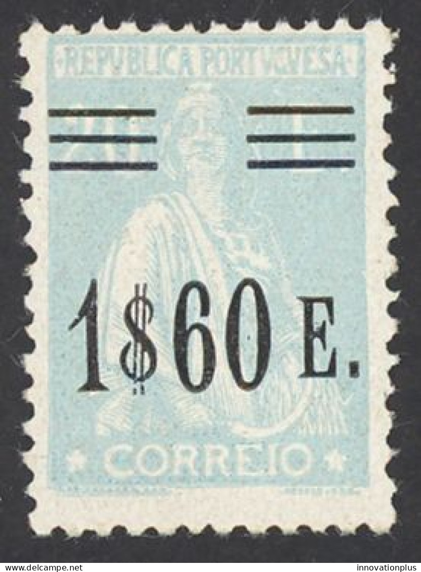 Portugal Sc# 489 MH 1928-1929 1.60e On 20e Overprint Ceres - Ungebraucht