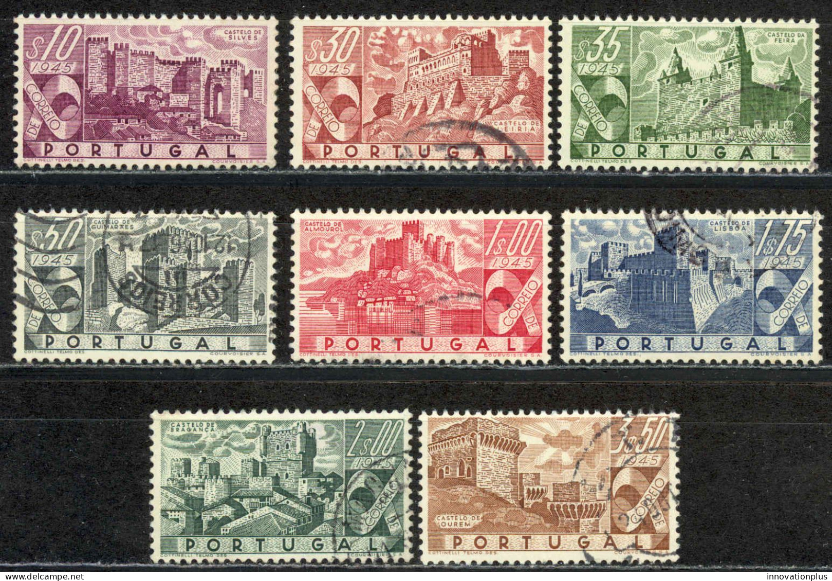 Portugal Sc# 662-669 Used (a) 1946 Castles - Gebraucht