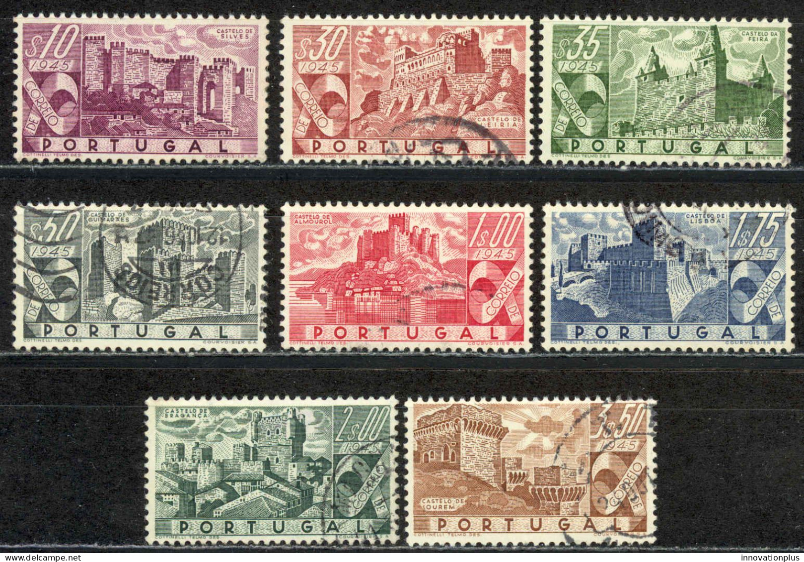 Portugal Sc# 662-669 Used (a) 1946 Castles - Used Stamps