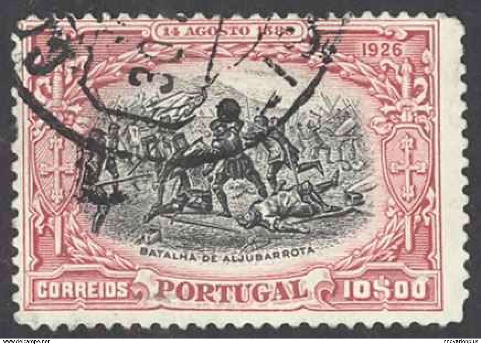 Portugal Sc# 397 Used 1926 10e First Independence Issue - Oblitérés