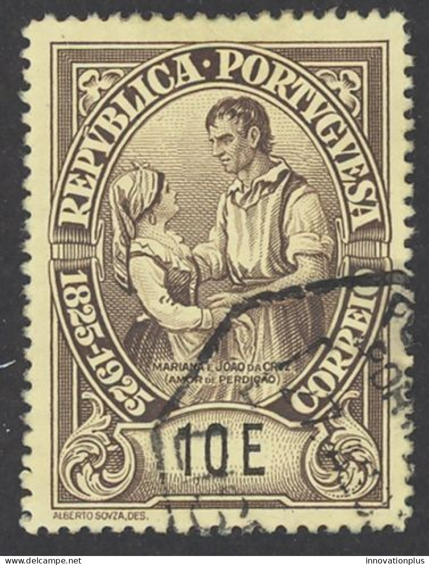 Portugal Sc# 375 Used (b) 1925 10e Camillo Castello-Branco - Used Stamps