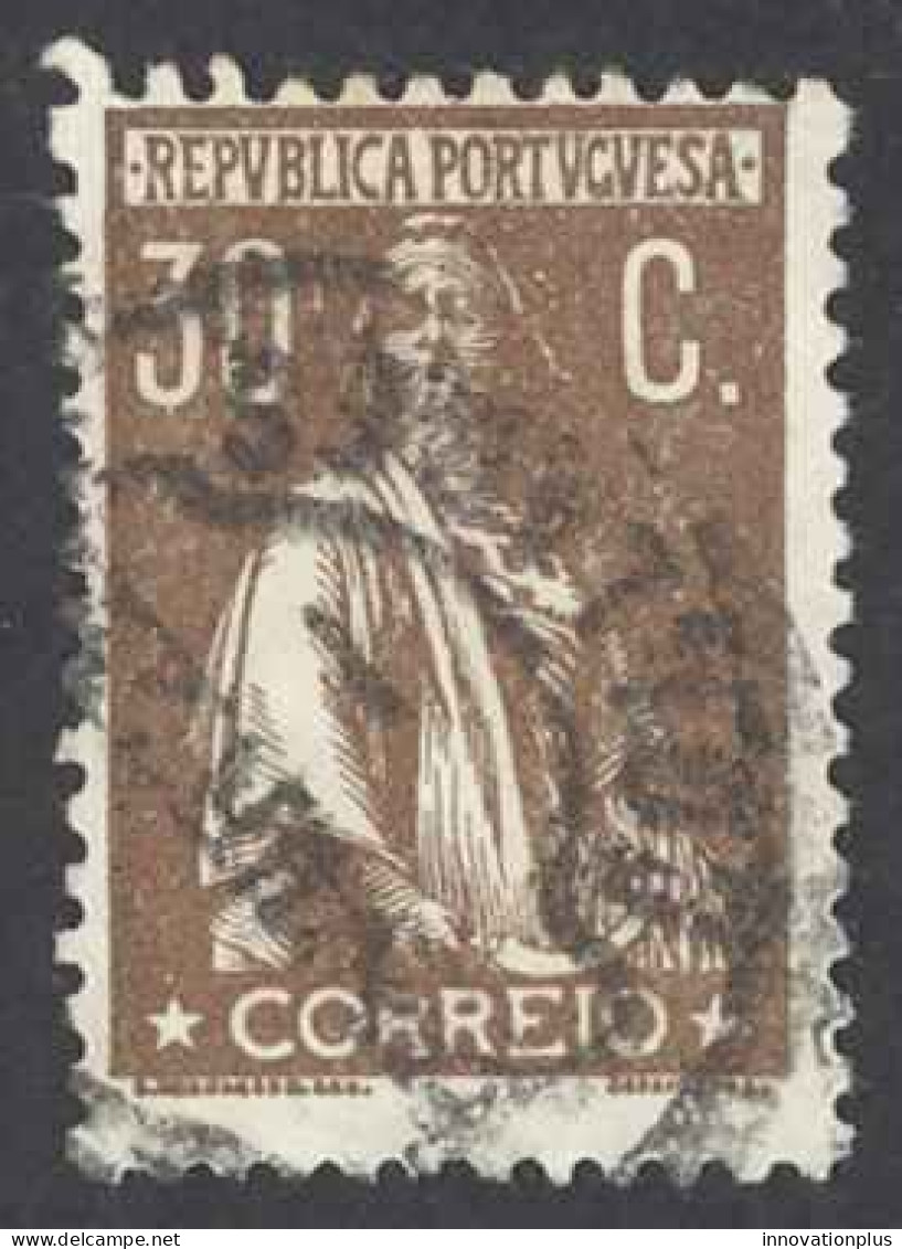 Portugal Sc# 288 Used Perf 12X11.5 1924 30c Dark Brown Ceres - Used Stamps