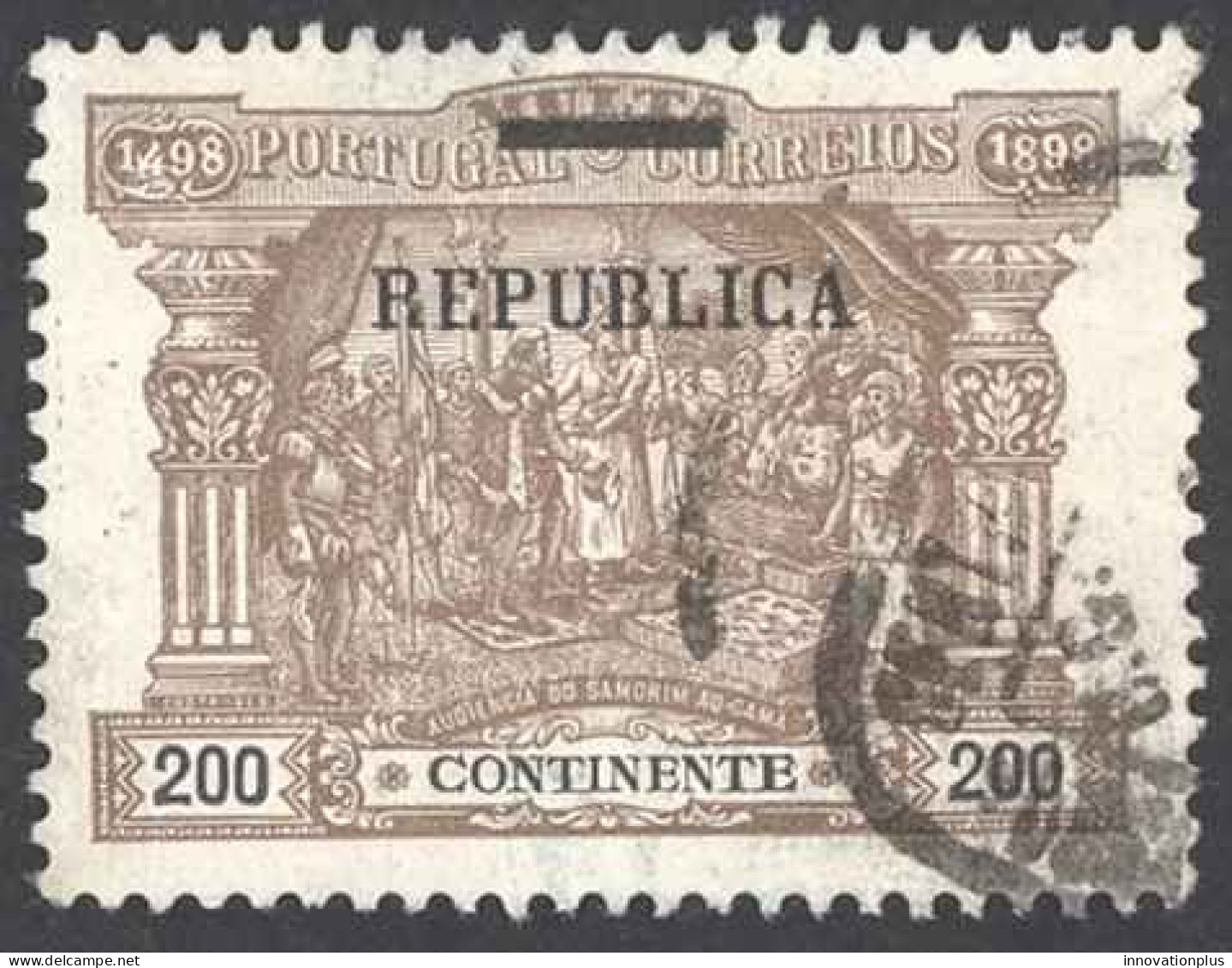 Portugal Sc# 196 Used (a) 1911 200r Overprint Postage Due - Oblitérés