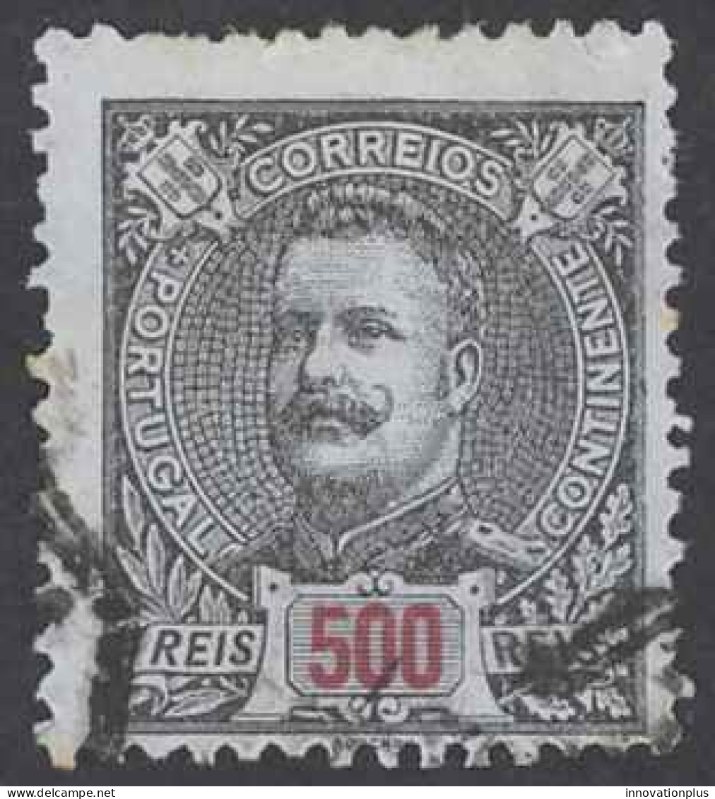 Portugal Sc# 131 Used (b) 1896 500r King Carlos - Oblitérés