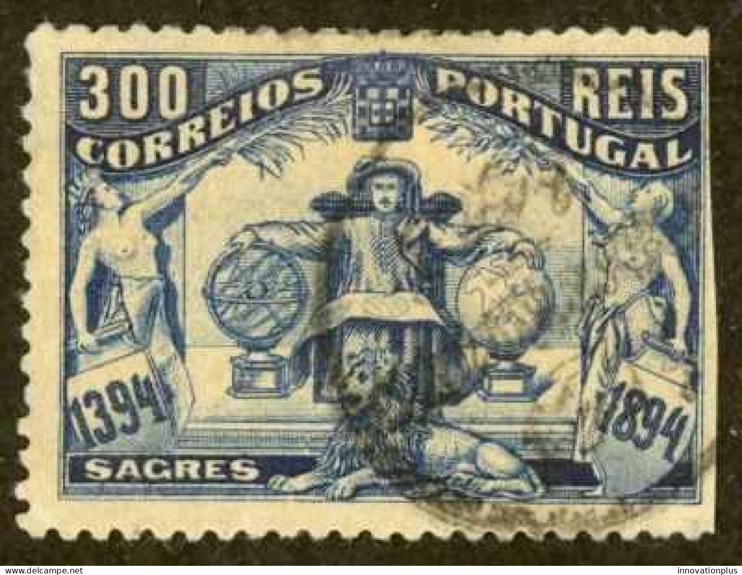 Portugal Sc# 107 CULL 1894 300r Prince Henry - Used Stamps