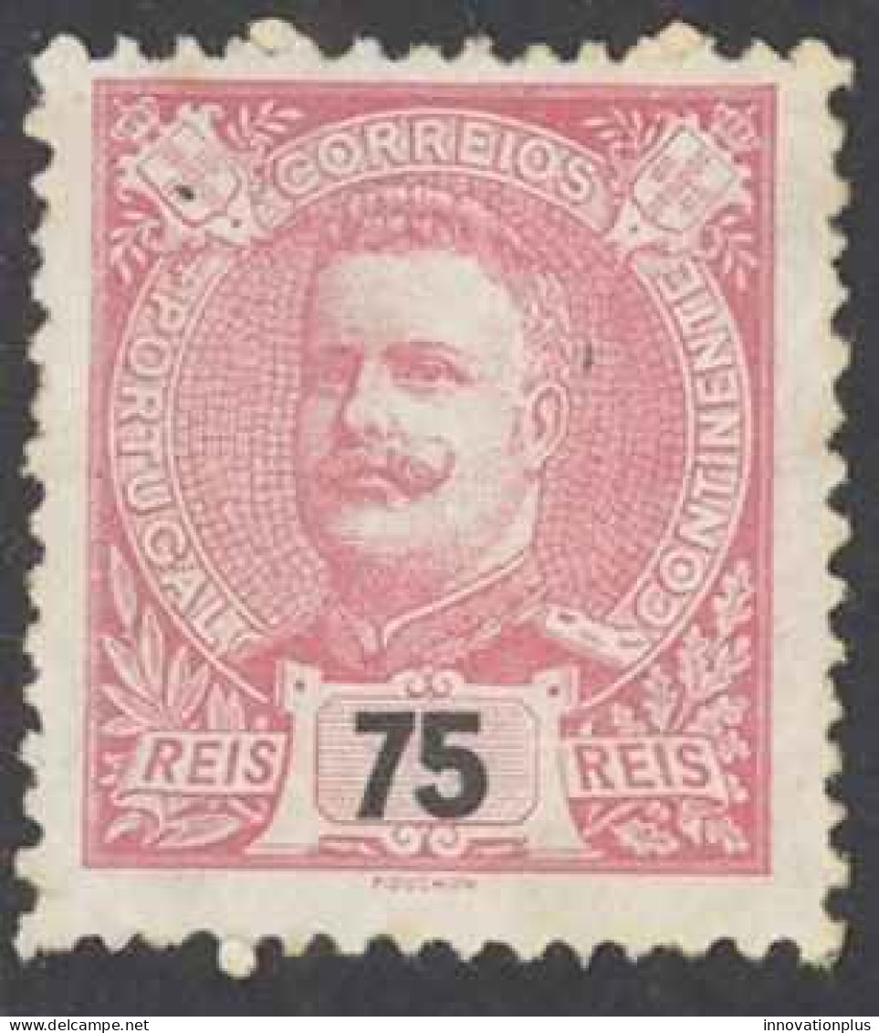Portugal Sc# 121 Mint (no Gum) 1895-1905 75r King Carlos - Ungebraucht