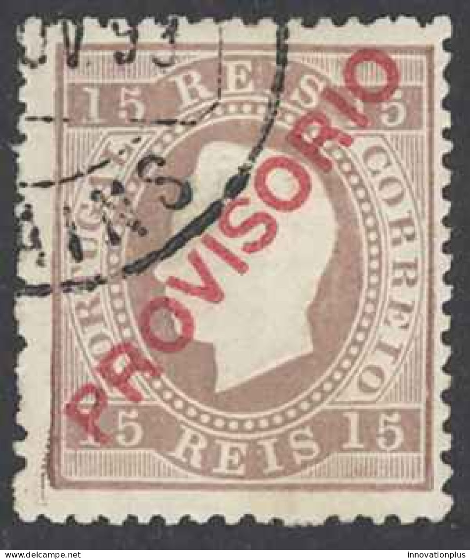 Portugal Sc# 86 Used 1893 15r Overprint King Luiz - Usati