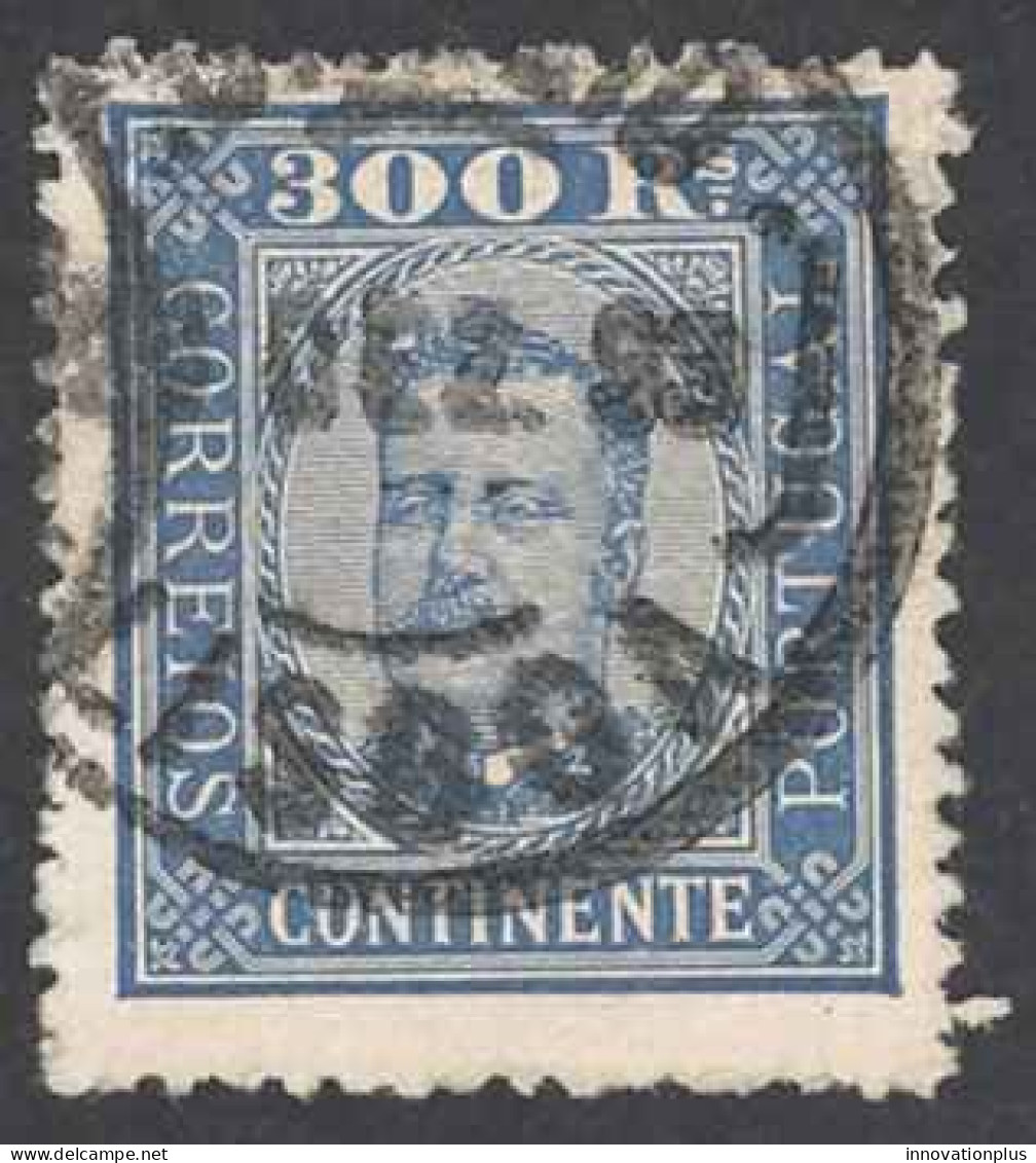 Portugal Sc# 78 Used 1893 300r King Carlos - Usati