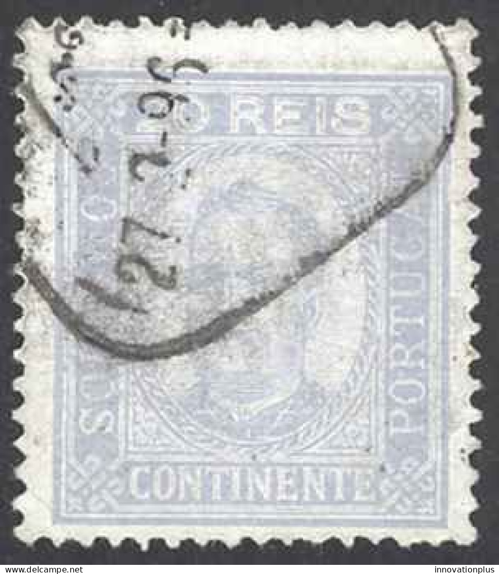 Portugal Sc# 70 Used (a) 1892-1893 20r King Carlos - Oblitérés