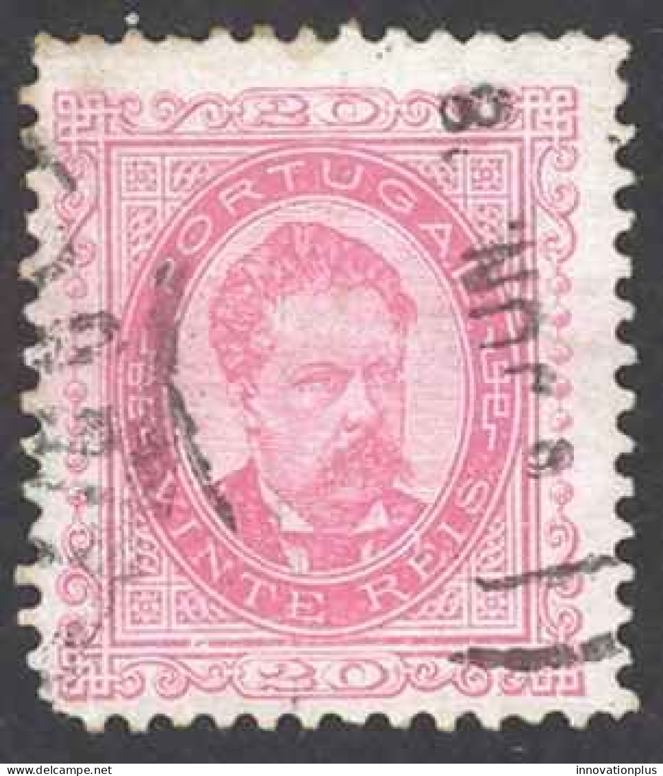 Portugal Sc# 64 Used (a) 1887 20r Rose King Luiz - Oblitérés