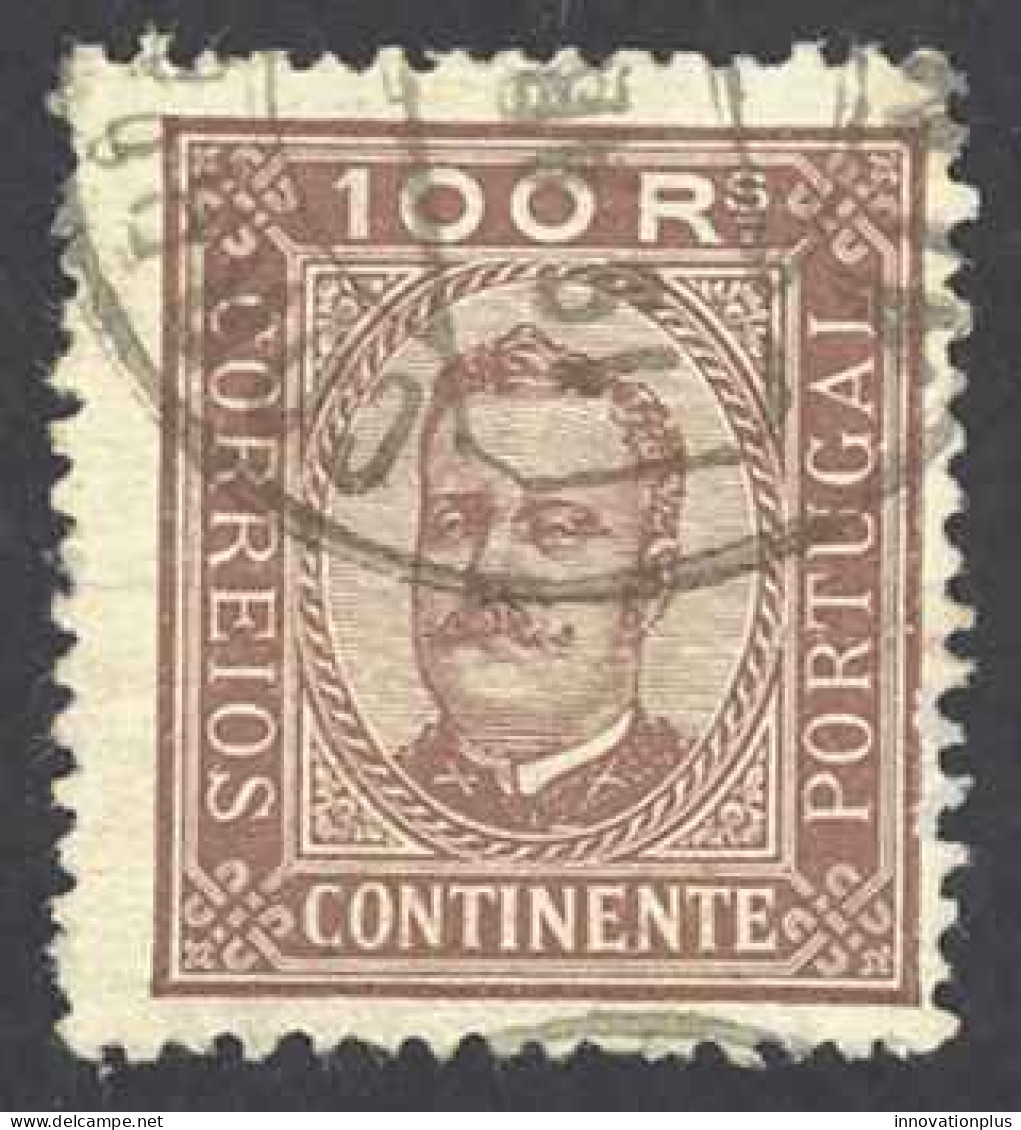 Portugal Sc# 75 Used (b) 1893 100r King Carlos - Usado