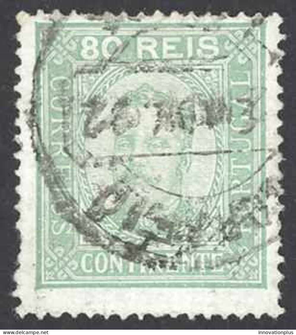 Portugal Sc# 74a Used 1892-1893 80r King Carlos - Usati