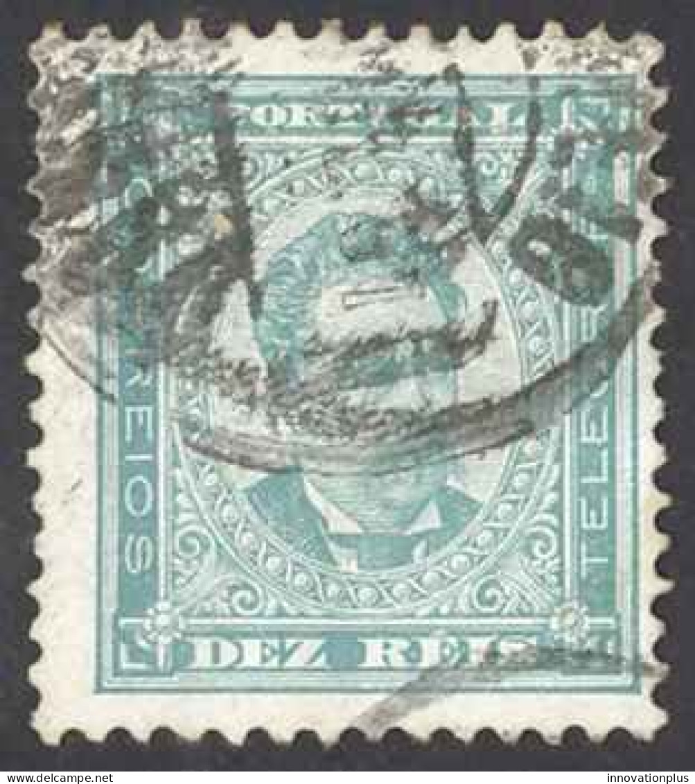 Portugal Sc# 59 Used (a) 1884 10r King Luiz - Oblitérés