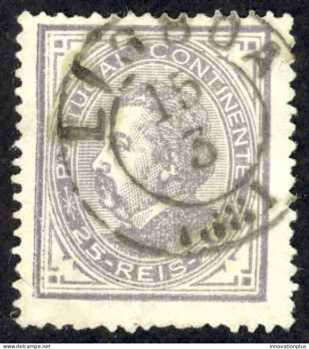 Portugal Sc# 54 Used 1880-1881 25r King Luiz - Gebraucht