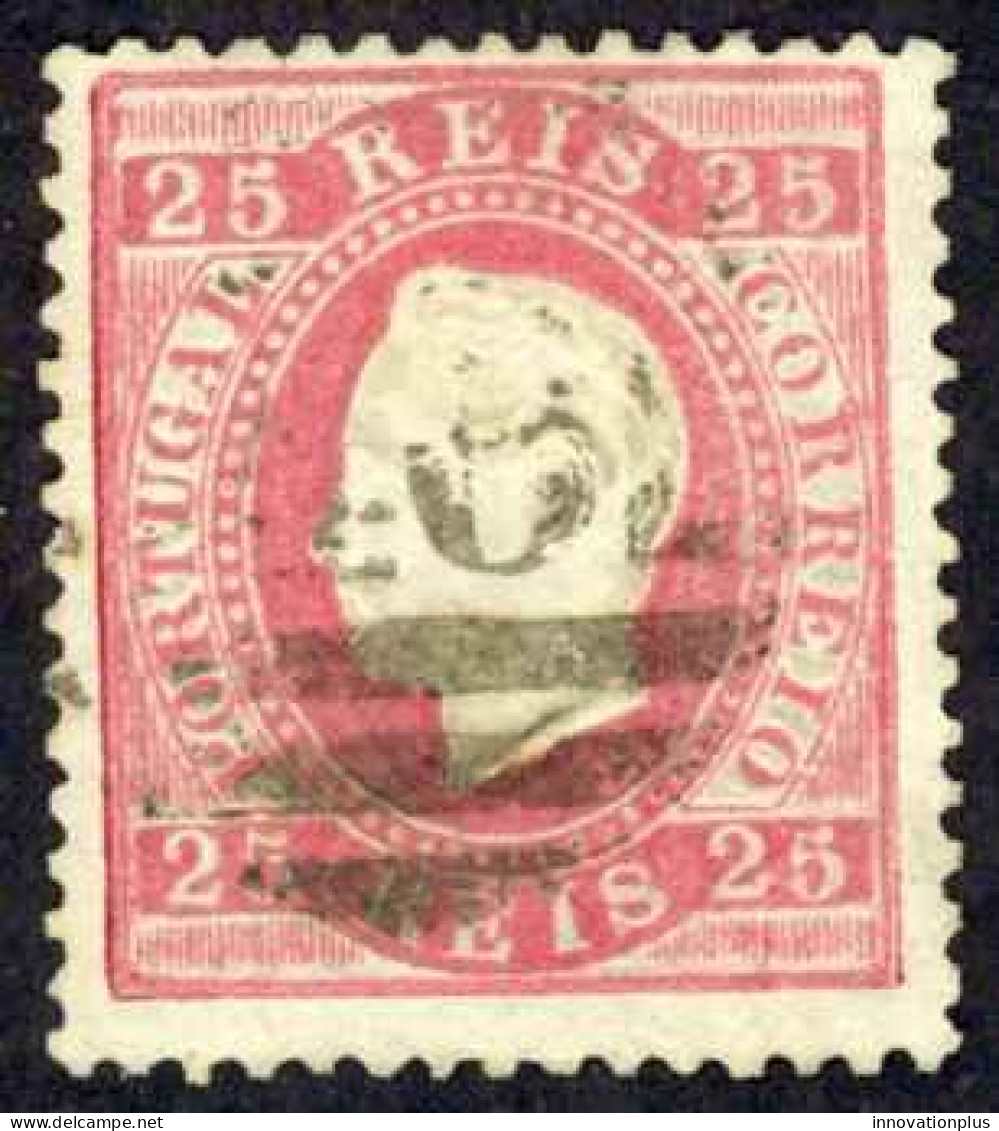 Portugal Sc# 41 Used (a) 1870-1884 25r King Luiz - Gebruikt