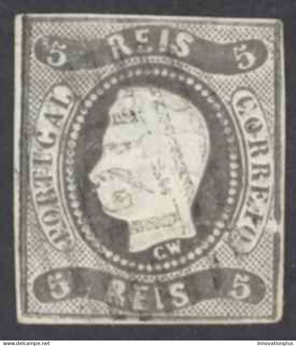 Portugal Sc# 17 Used (b) 1866-1867 5r King Luiz - Gebraucht