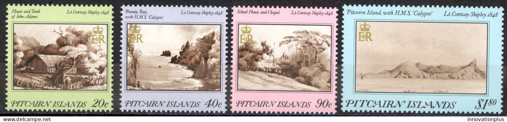 Pitcairn Islands Sc# 291-294 MNH 1987 Art - Pitcairninsel