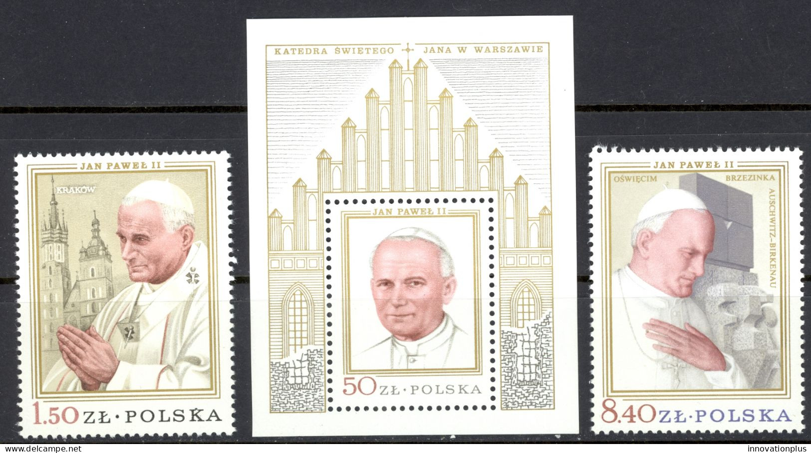 Poland Sc# 2248a MNH Souvenir Sheet/6 (fold) 1977 Satellites - Unused Stamps
